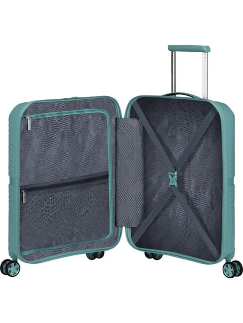 Chariot TOURISTER AMERICAIN AIRCONIC, bagage à main, lumière turquoise poussiéreux - Valises cabine