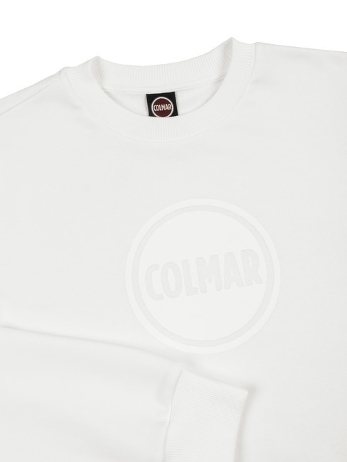 CONNECTIVE Sweat-shirt à col rond avec logo blanc - Pulls molletonnés