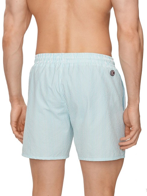 WIRE Bermudes hawa&iuml;en-blanc - Maillots de bain