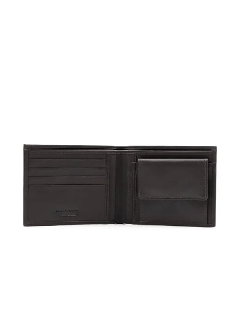 VERTIGO Portefeuille en cuir avec porte-monnaie marron foncé - Portefeuilles Homme