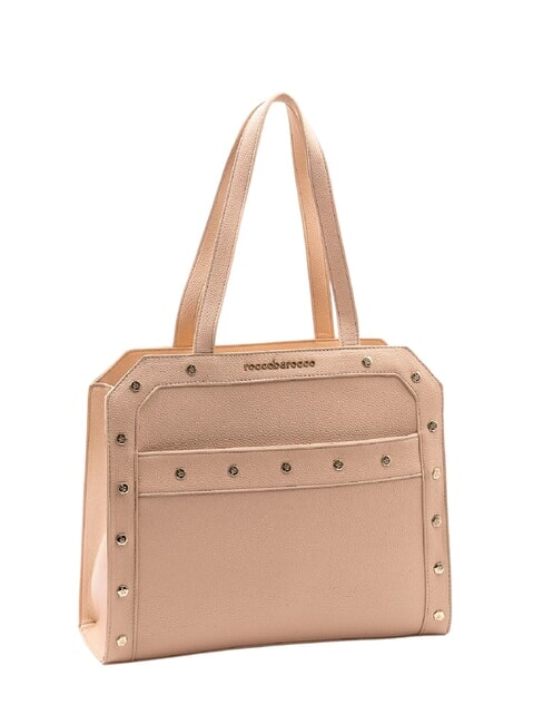 GRACE Sac bandoulière avec clous beige - Sacs pour Femme