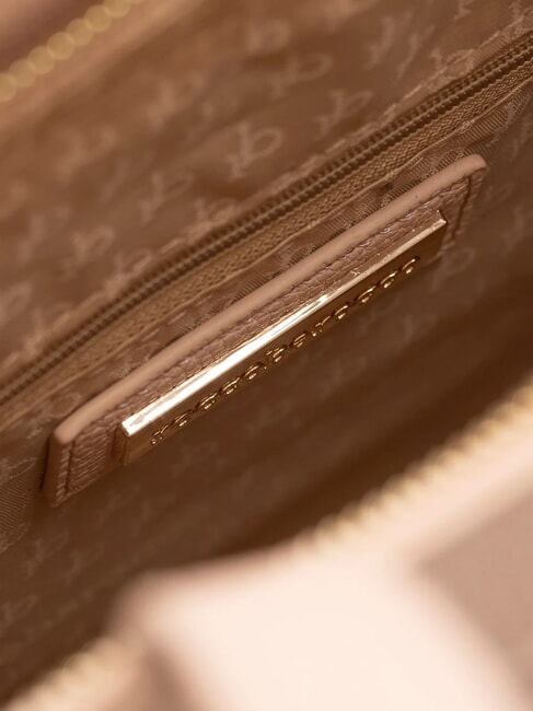 GRACE Sac bandoulière avec clous beige - Sacs pour Femme