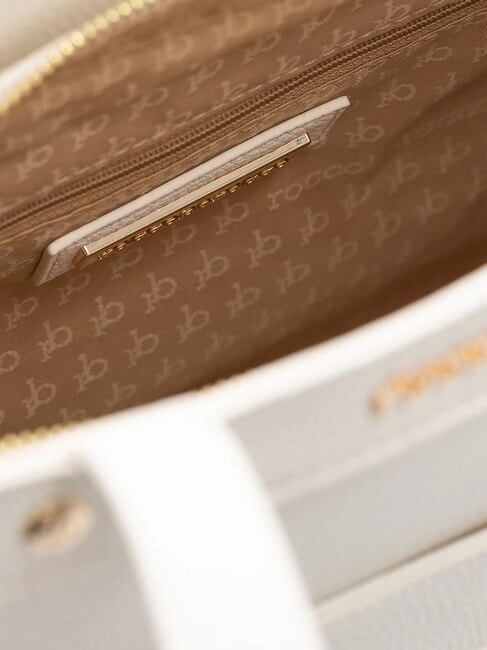 GRACE Sac bandoulière avec clous Blanc - Sacs pour Femme