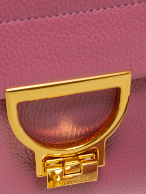 ARLETTIS SIGNATURE Sac en cuir avec bandoulière pulpe rose - Sacs pour Femme