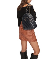 GUESS GIULLY Sac à dos matelassé avec 2 compartiments NOIR - Sacs pour Femme - 4