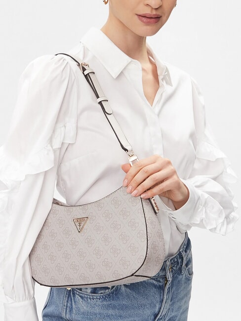 NOELLE Sac &agrave; bandouli&egrave;re zipp&eacute; sur le dessus o&ugrave; logo - Sacs pour Femme