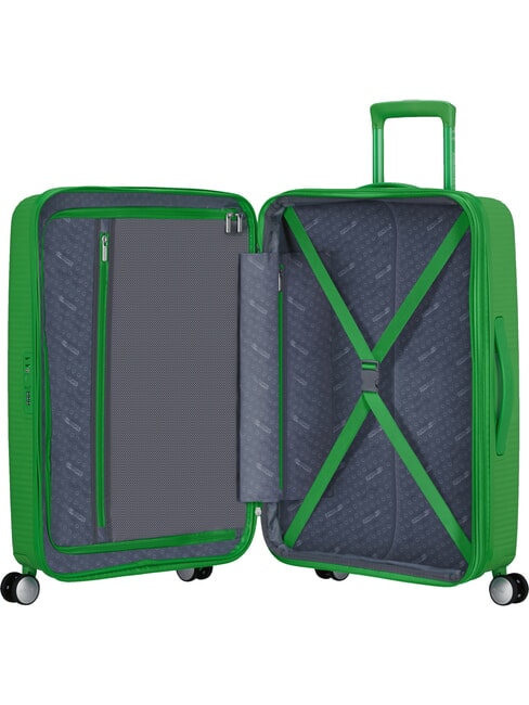 SOUNDBOX SPINNER Chariot moyen, extensible herbe verte - Valises Rigides