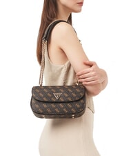 GUESS ECO ERICA Sac bandoulière/épaule marron - Sacs pour Femme - 5