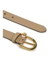 RALPH LAUREN CHARM CLASSIC Ceinture en cuir bouleau bronz&eacute; - Ceintures - 2