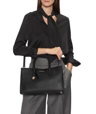 MICHAEL KORS SCARLETT  Sac &agrave; main, avec bandouli&egrave;re, en cuir noir - Sacs pour Femme - 4