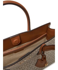 MICHAEL KORS SCARLETT Sac &agrave; main avec bandouli&egrave;re vanille/acrn - Sacs pour Femme - 3