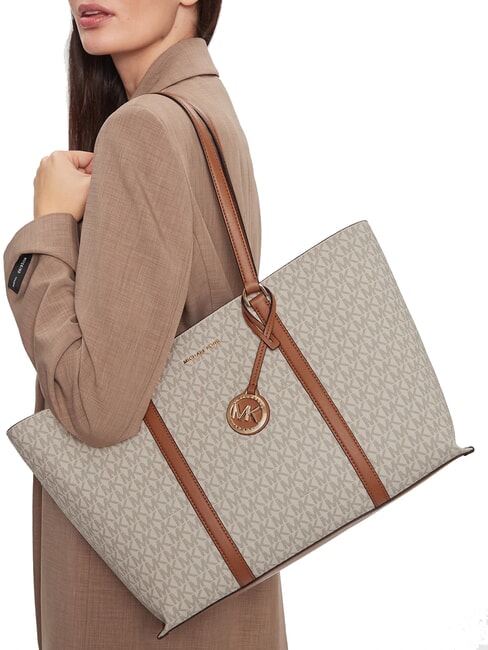 TEMPLE Sac fourre-tout à bandoulière vanille/acrn - Sacs pour Femme