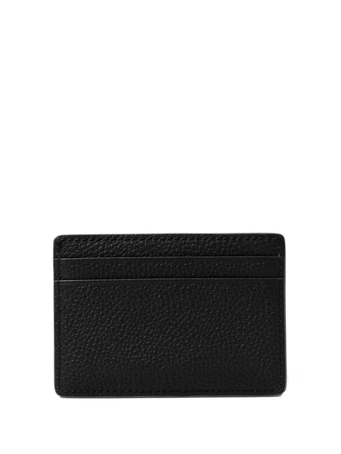 JET SET Porte-cartes en cuir noir - Portefeuilles Femme