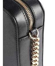 MICHAEL KORS JET SET TRAVEL Mini sac &agrave; bandouli&egrave;re, en cuir noir - Sacs pour Femme - 3