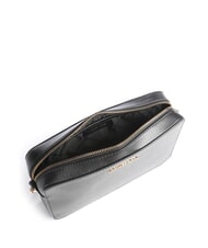 MICHAEL KORS JET SET TRAVEL Mini sac &agrave; bandouli&egrave;re, en cuir noir - Sacs pour Femme - 4