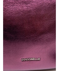 COCCINELLE PRISCILLA PEPIT Petit sac en cuir perlé pulpe rose - Sacs pour Femme - 4