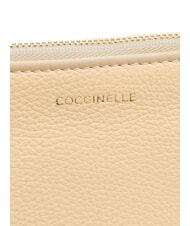 COCCINELLE ALIAS Pochette en cuir beurre - Sacs pour Femme - 3