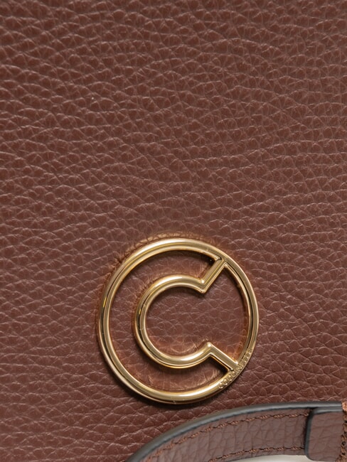 LEILANI Sac à main en cuir avec bandoulière caroube - Sacs pour Femme