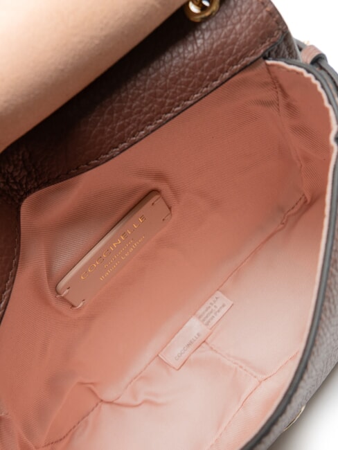 LEILANI Sac à main en cuir avec bandoulière caroube - Sacs pour Femme