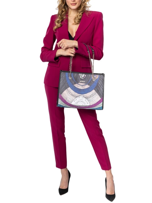 PLANETARIUM Sac à bandoulière avec poignée en chaîne nuit/noir - Sacs pour Femme