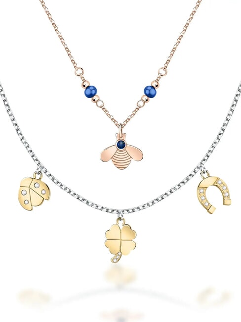 TALISMANI  Collier en cristal GRIS - Colliers