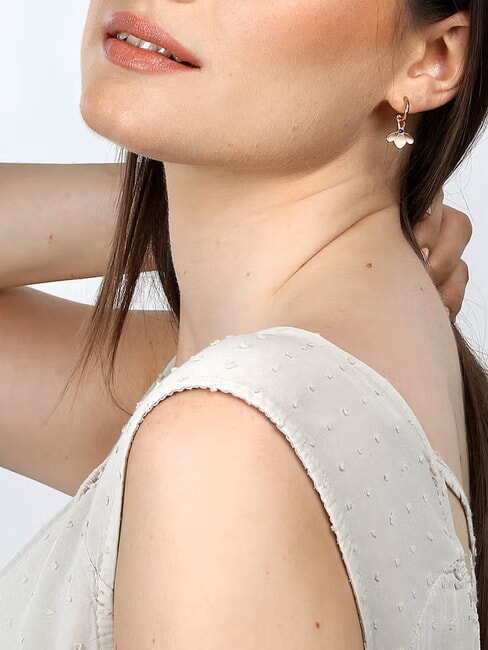 TALISMANI  Boucles d'oreilles en acier GRIS - Boucles d'oreilles