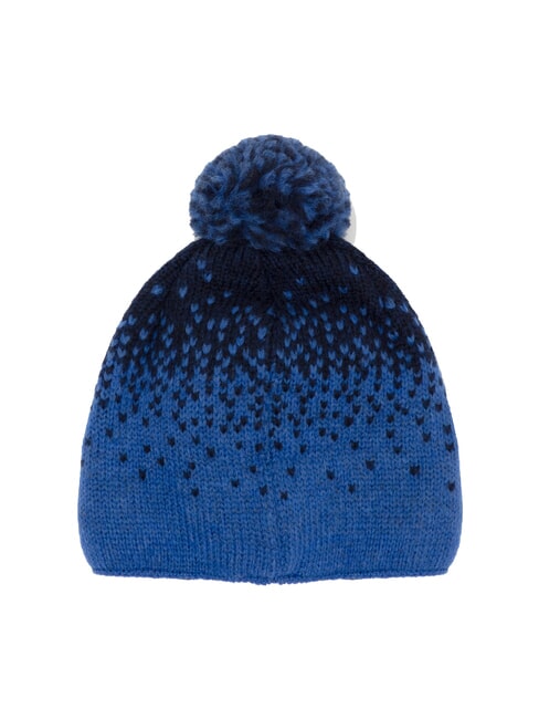 CHARMY Bonnet avec pompon Arm&eacute;e de l'air au cobalt - Bonnets