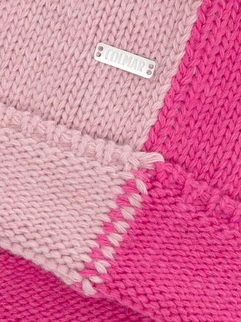 ARTHUR Chapeau bicolore avec revers fleur de framboisier rose - Bonnets