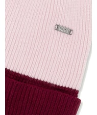 COLMAR KARMA Bonnet à revers côtelé rose pâle-grenat - Bonnets - 3