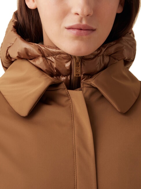 SURROUNDING Veste longue matelass&eacute;e &agrave; capuche champignon - Vestes pour femmes