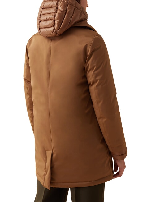 SURROUNDING Veste longue matelass&eacute;e &agrave; capuche champignon - Vestes pour femmes