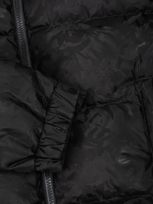 DAZZLE Doudoune à capuche noir-noir - Doudounes homme