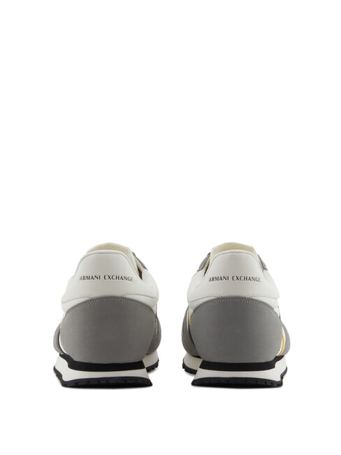 RIO Baskets basses gris neutre + blanc cassé - Chaussures Homme