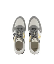 ARMANI EXCHANGE RIO Baskets basses gris neutre + blanc cassé - Chaussures Homme - 4