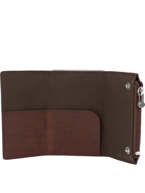 STORY  Porte-cartes en cuir brun 14/ruthénium palladium - Portefeuilles Homme