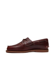 TIMBERLAND CLASSIC BOAT  Chaussures bateau en cuir bordeaux pleine fleur - Chaussures Femme - 3