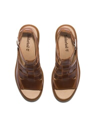 TIMBERLAND ALLINGTON Sandales hautes en cuir rouille pleine fleur - Chaussures Femme - 5