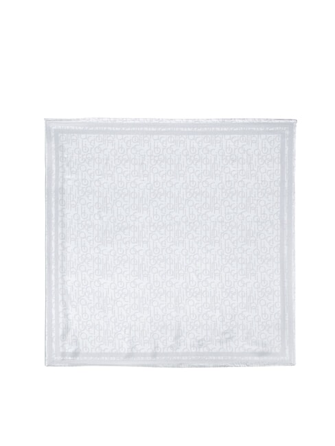 LOGO ALL OVER Foulard imprimé blanc - Écharpes