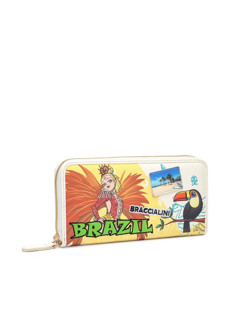 CARTOLINE Brazil Portefeuille zippé multi - Portefeuilles Femme