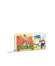 BRACCIALINI CARTOLINE Brazil Portefeuille zippé - Portefeuilles Femme