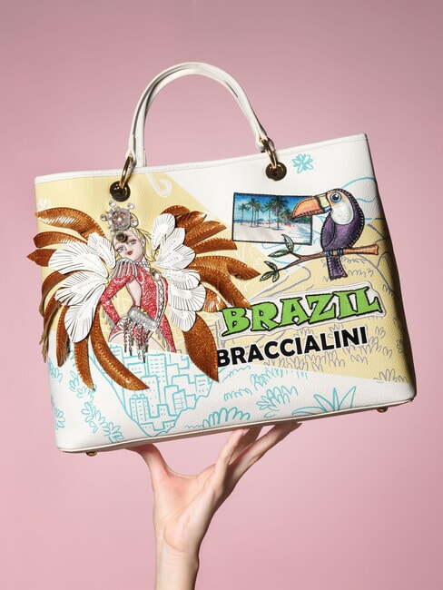 CARTOLINE Brazil Sac à main avec bandoulière multi - Sacs pour Femme