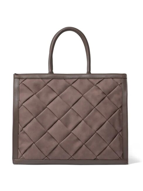 ICONS Tote Sac à main avec bandoulière marron - Sacs pour Femme