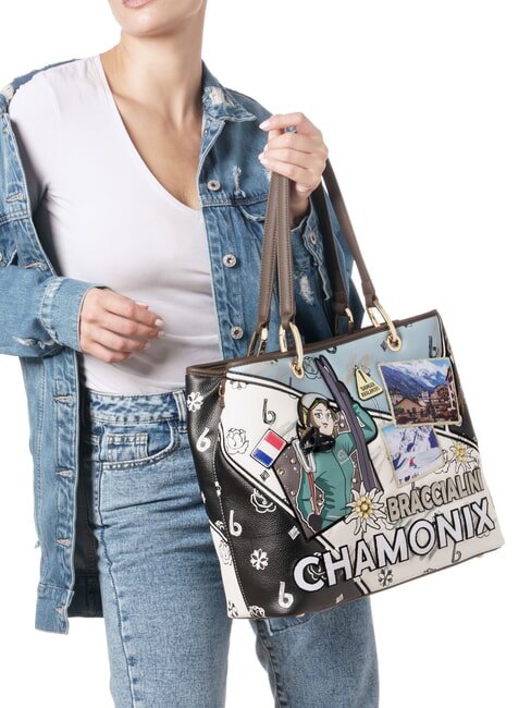 CARTOLINE Chamonix Sac à bandoulière, avec bandoulière multi - Sacs pour Femme