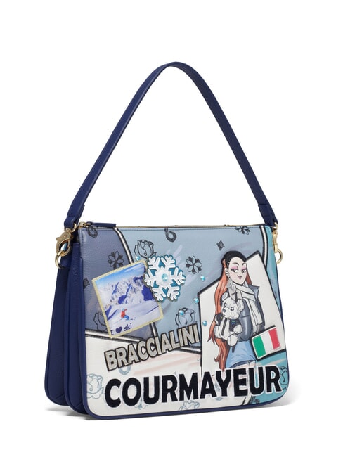 CARTOLINE Courmayeur Sac à bandoulière, avec bandoulière multi - Sacs pour Femme