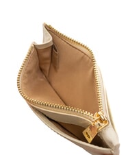 LOVE MOSCHINO METALLIC LOGO Porte-cartes plat avec porte-monnaie Ivoire - Portefeuilles Femme - 4