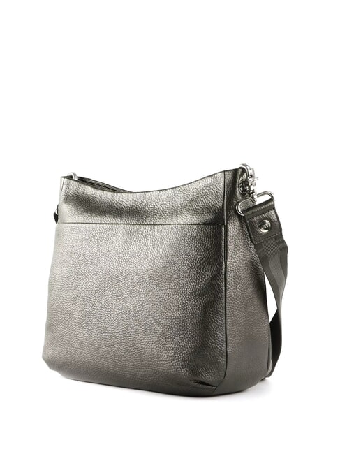 MELLOW LUX Sac à bandoulière en cuir texturé graphite - Sacs pour Femme