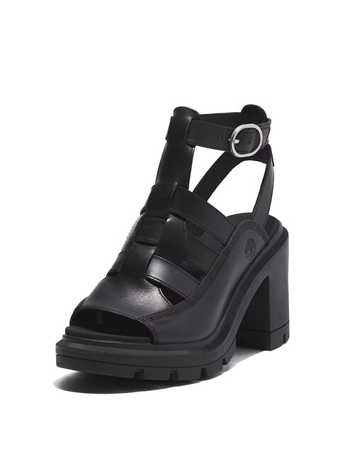 ALLINGTON Sandale haute de p&ecirc;cheur noir pleine fleur - Chaussures Femme