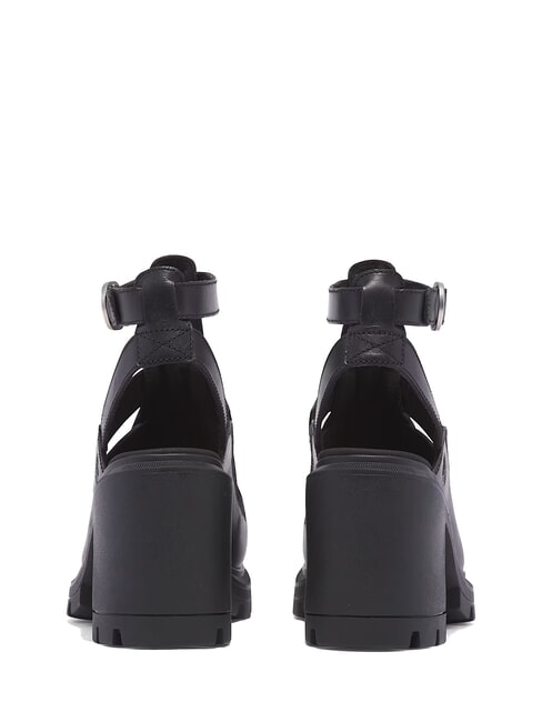 ALLINGTON Sandale haute de pêcheur noir pleine fleur - Chaussures Femme