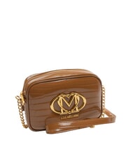 LOVE MOSCHINO CROCO PRINTED Sac bandoulière pour appareil photo chameau2 - Sacs pour Femme - 2