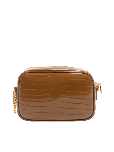 CROCO PRINTED Sac bandoulière pour appareil photo chameau2 - Sacs pour Femme